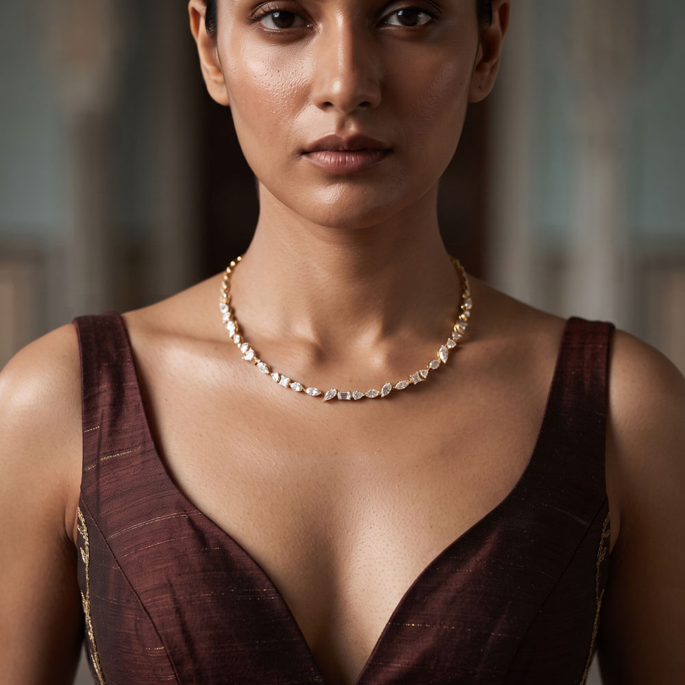 Delicate Necklaces – 14K Yellow Gold | Gharenu GH004NCKNDP13083 Delicate Necklaces – 14K Yellow Gold | Gharenu GH004NCKNDP13083