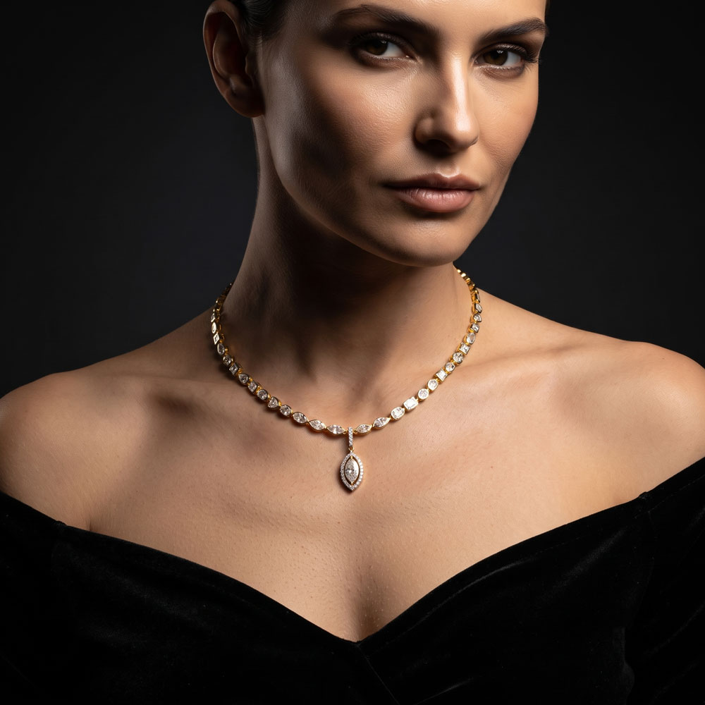 Delicate Necklaces – 14K Yellow Gold | Gharenu GH004NCKNDP13089 Delicate Necklaces – 14K Yellow Gold | Gharenu GH004NCKNDP13089