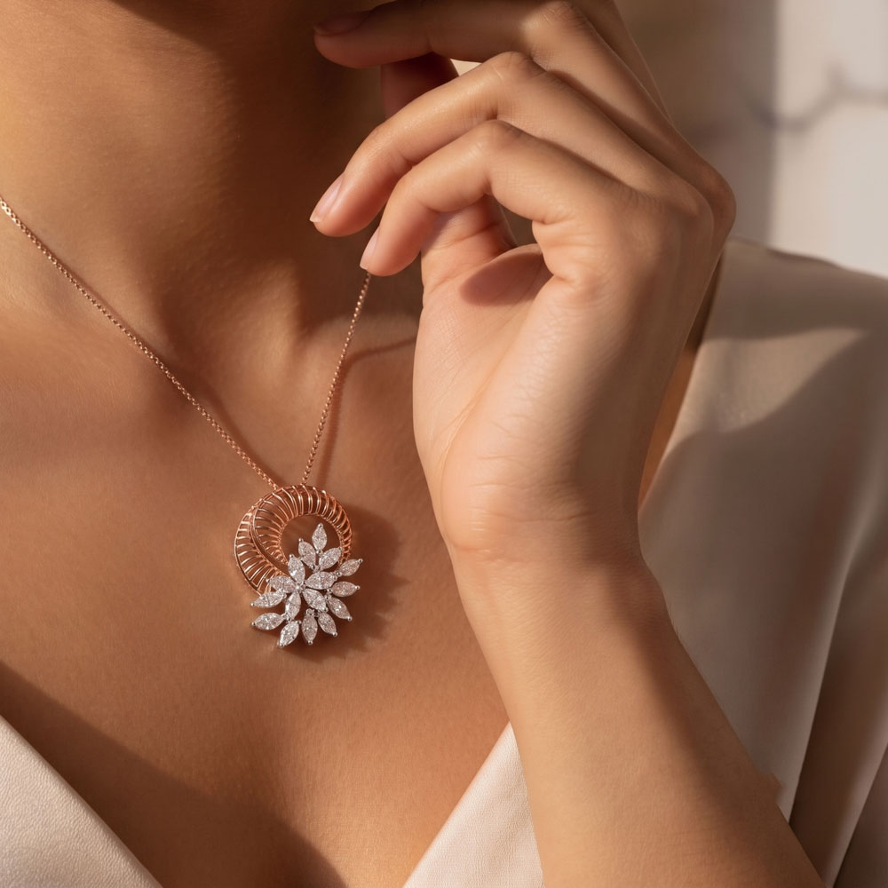 Pendants – 18K White Gold | Gharenu AYV-KKK-303-P-1_BLK Pendants – 18K White Gold | Gharenu AYV-KKK-303-P-1_BLK