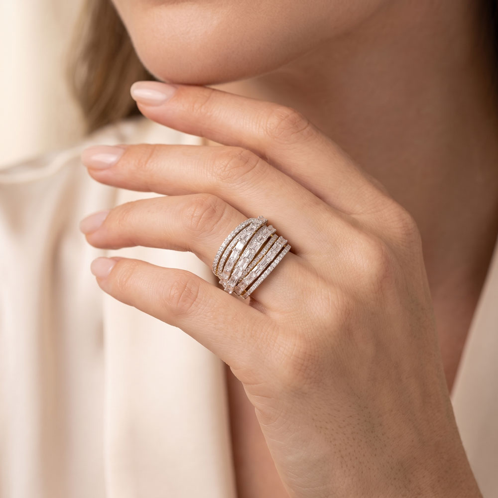 Daily Wear Rings – 14K Yellow Gold | Gharenu GH004RNGNDP447192 Daily Wear Rings – 14K Yellow Gold | Gharenu GH004RNGNDP447192