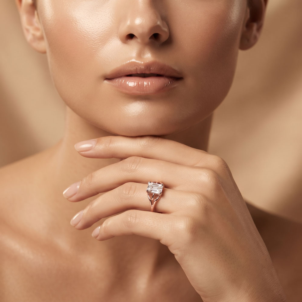Gemstone Rings – 18K Rose Gold | Gharenu GH048RNGALR-0364 Gemstone Rings – 18K Rose Gold | Gharenu GH048RNGALR-0364