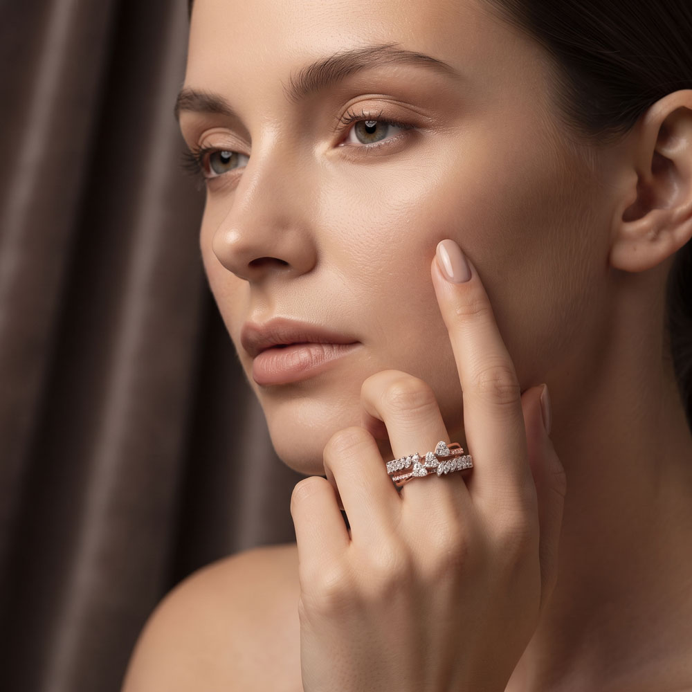 Exclusive Rings – 18K Two Tone (Rose Gold + Yellow Gold) | Gharenu GH048RNGLR-13085 Exclusive Rings – 18K Two Tone (Rose Gold + Yellow Gold) | Gharenu GH048RNGLR-13085