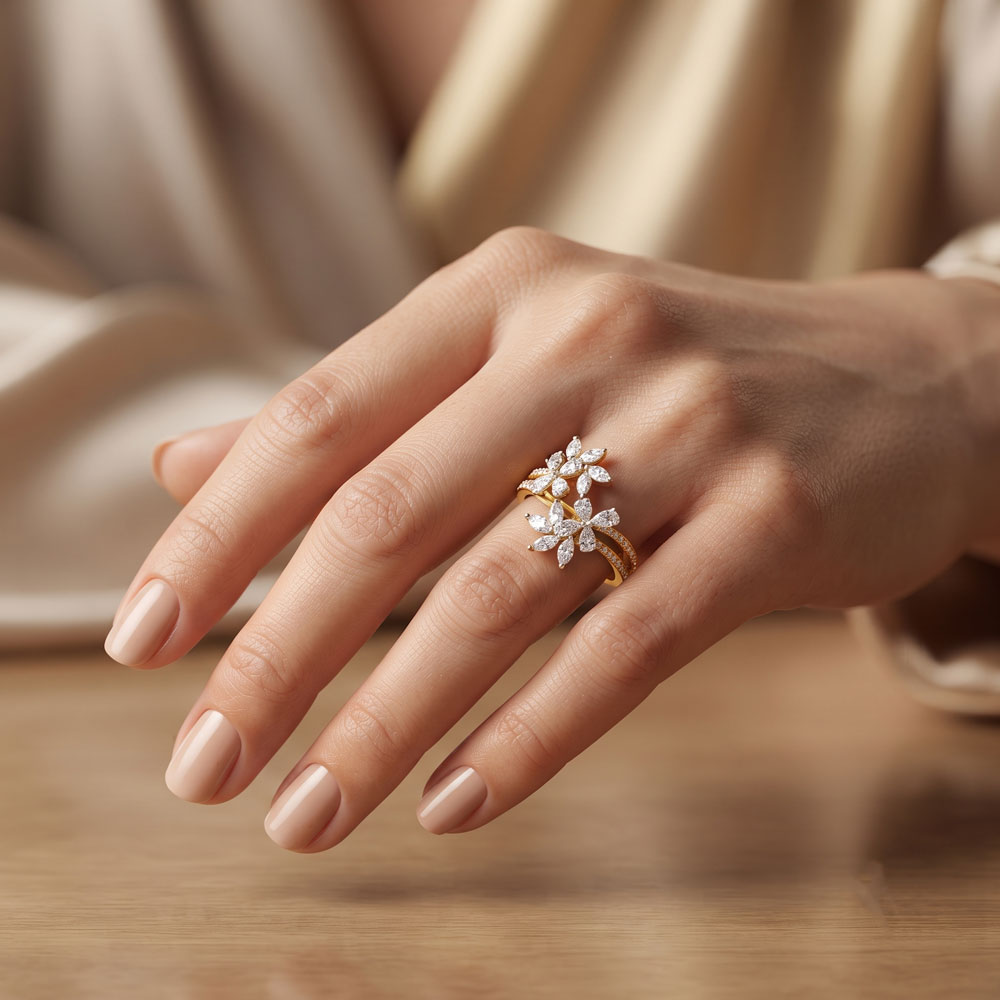 Exclusive Rings – 18K Two Tone (Rose Gold + Yellow Gold) | Gharenu GH049RNGANDM-18 Exclusive Rings – 18K Two Tone (Rose Gold + Yellow Gold) | Gharenu GH049RNGANDM-18