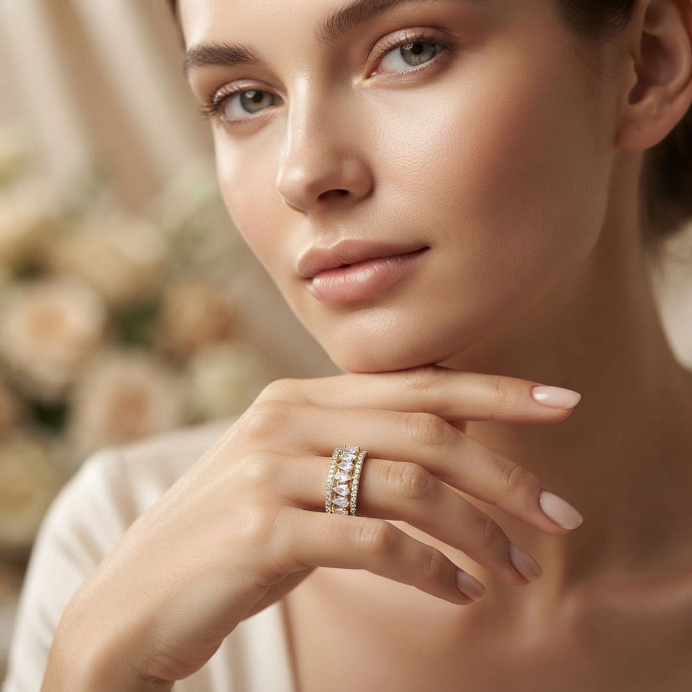 Bands – 18K Two Tone (Rose Gold + Yellow Gold) | Gharenu GH052RNGR-164 Bands – 18K Two Tone (Rose Gold + Yellow Gold) | Gharenu GH052RNGR-164